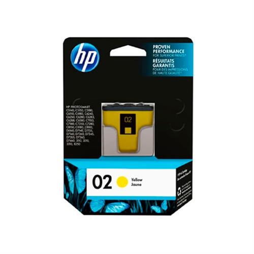 CARTUCHO DE TINTA HP 02 AMARILLO ORIGINAL C8773W-HP