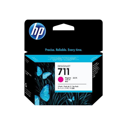 CARTUCHO DE TINTA HP 711 MAGENTA ORIGINAL CZ135A-HP