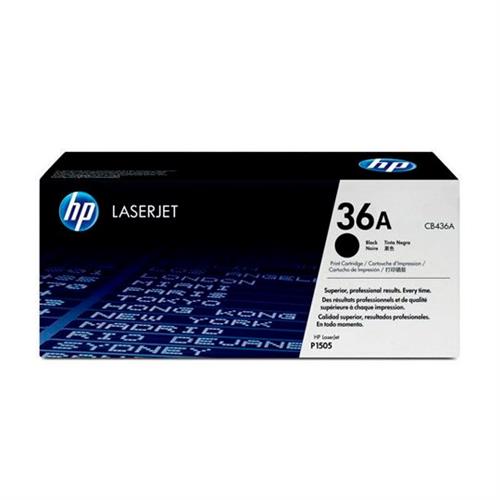 CARTUCHO DE TONER HP 36A NEGRO LASERJET ORIGINAL CB436A-HP