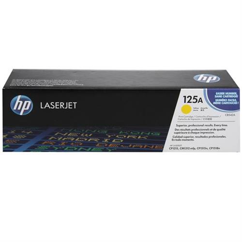 CARTUCHO DE TONER HP 125A AMARILLO LASERJET ORIGINAL CB542A-HP