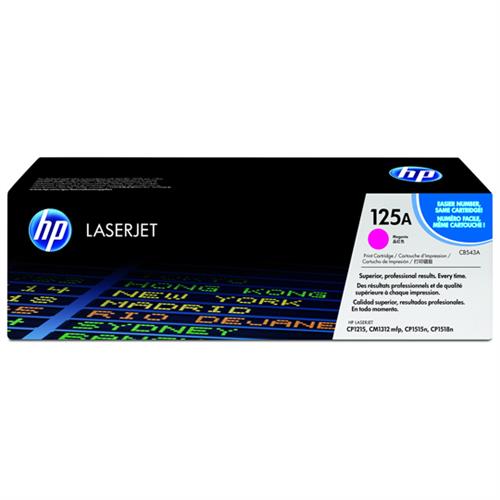 CARTUCHO DE TONER HP 125A MAGENTA LASERJET ORIGINAL CB543A-HP