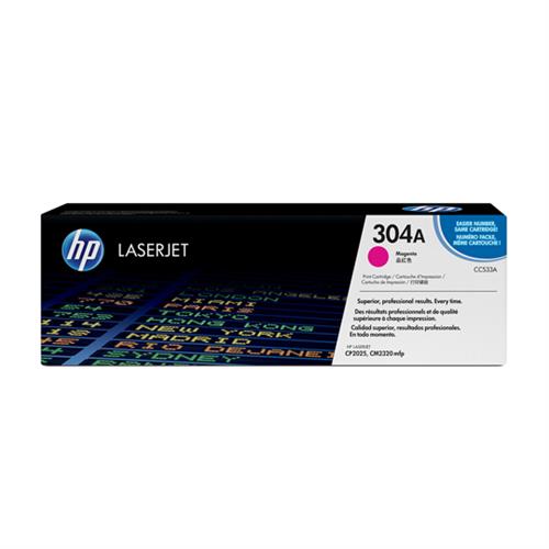 CARTUCHO DE TONER HP 304A MAGENTA LASERJET ORIGINAL CC533A-HP