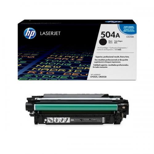 CARTUCHO DE TONER HP 504A NEGRO LASERJET ORIGINAL CE250A-HP