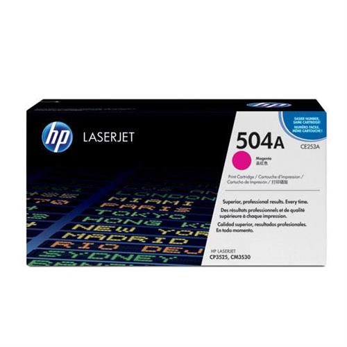 CARTUCHO DE TONER HP 504A MAGENTA LASERJET ORIGINAL CE253A-HP