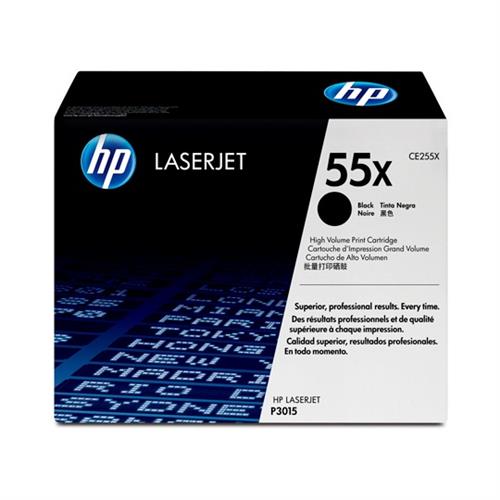 CARTUCHO DE TONER HP 55X NEGRO LASERJET ORIGINAL CE255X-HP