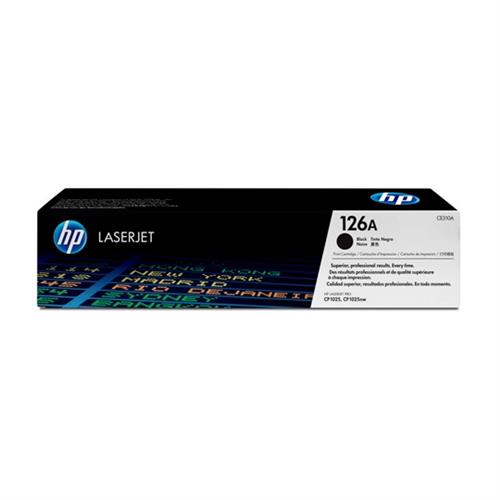 CARTUCHO DE TONER HP 126A NEGRO LASERJET ORIGINAL CE310A-HP