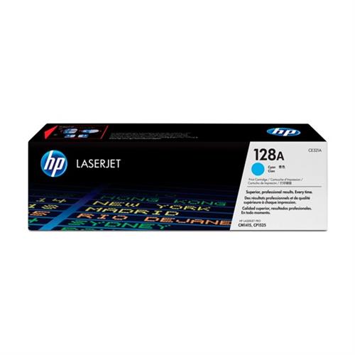 CARTUCHO DE TONER HP 128A CYAN LASERJET ORIGINAL CE321A-HP