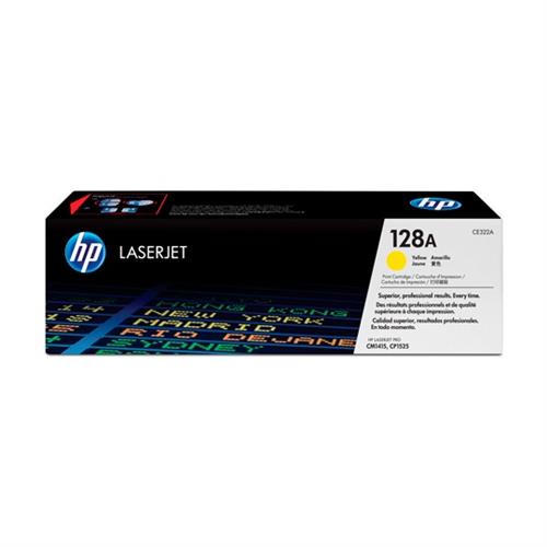 CARTUCHO DE TONER HP 128A AMARILLO LASERJET ORIGINAL CE322A-HP