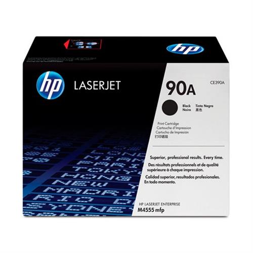 CARTUCHO DE TONER HP 90A NEGRO LASERJET ORIGINAL CE390A-HP