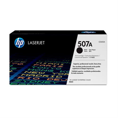 CARTUCHO DE TONER HP 507A NEGRO LASERJET ORIGINAL CE400A-HP