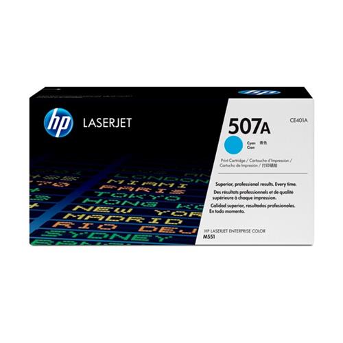 CARTUCHO DE TONER HP 507A CYAN LASERJET ORIGINAL CE401A-HP