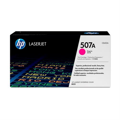 CARTUCHO DE TONER HP 507A MAGENTA LASERJET ORIGINAL CE403A-HP