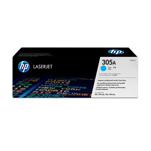 CARTUCHO DE TONER HP 305A CYAN LASERJET ORIGINAL CE411A-HP