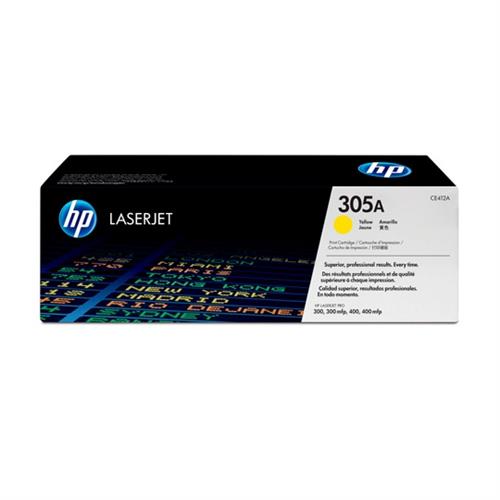 CARTUCHO DE TONER HP 305A AMARILLO LASERJET ORIGINAL CE412A-HP