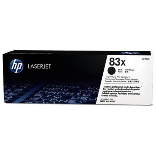 CARTUCHO DE TONER HP 83X NEGRO LASERJET ORIGINAL CF283X-HP