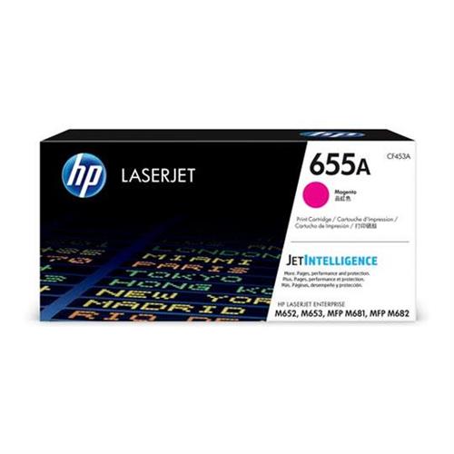 CARTUCHO DE TONER HP 655A MAGENTA LASERJET ORIGINAL CF453A-HP