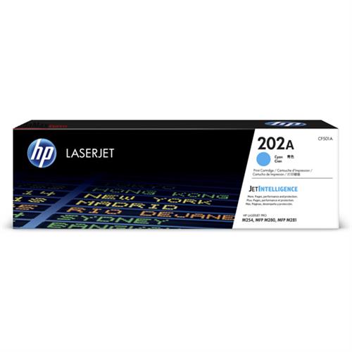 CARTUCHO DE TONER HP 202A CYAN LASERJET ORIGINAL CF501A-HP