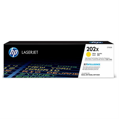 CARTUCHO DE TONER HP 202X AMARILLO LASERJET ORIGINAL CF502X-HP