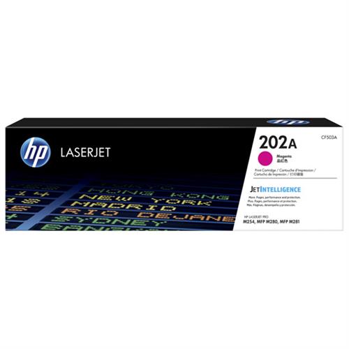 CARTUCHO DE TONER 1300 PÁGINAS MAGENTA 202A LASERJET ORIGINAL CF503A-HP