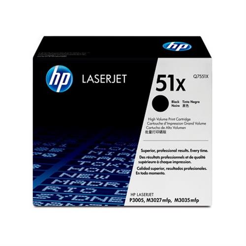 CARTUCHO DE TONER HP 51X NEGRO LASERJET ORIGINAL Q7551X-HP