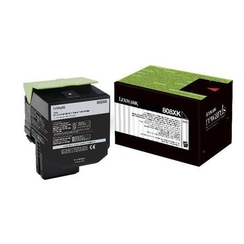 TONER LEXMARK 808XK 80C8XK0 COLOR NEGRO-LEXMARK