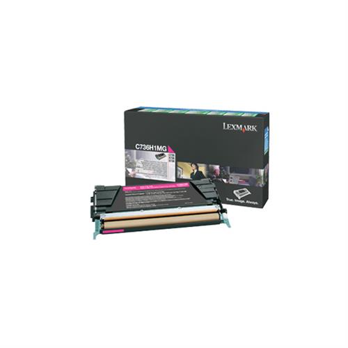 TONER LEXMARK C736H1MG C736H1MG COLOR MAGENTA-LEXMARK