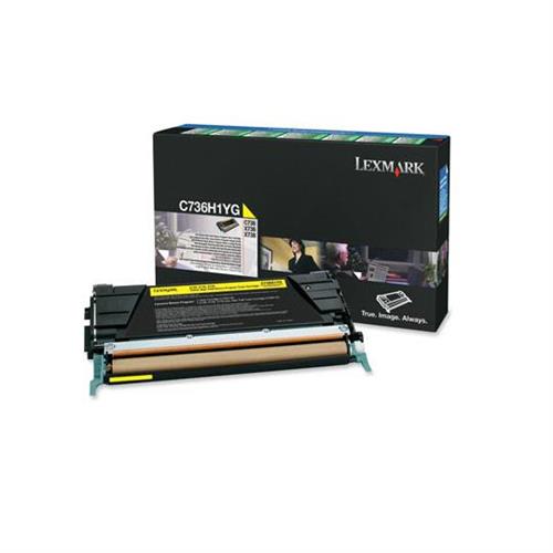 TONER LEXMARK C736H1YG C736H1YG COLOR AMARILLO-LEXMARK