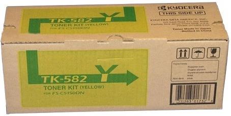 TONER KYOCERA TK-582Y AMARILLO 1T02KTAUS0-KYOCERA