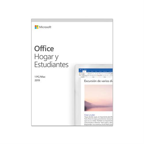 PAQUETERIA OFFICE HOGAR Y ESTUDIANTE 2019 MICROSOFT 1 LICENCIA PERPETUO-MICROSOFT