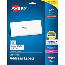 ETIQUETA LASER BLANCA 1 X 2 5/8IN(25 HJS/750 ETI)-AVERY