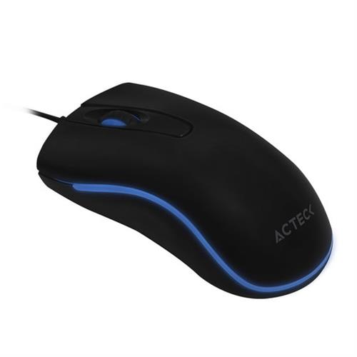 MOUSE ACTECK AC-929677 ALÁMBRICO NEGRO-ACTECK