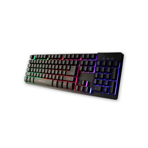 TECLADO MULTIMEDIA ILUMINADO BROBOTIX 497196 PLUG MULTICOLOR-BROBOTIX