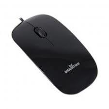 MOUSE MINI MANHATTAN 177627 ALAMBRICO RETRACTIL NEGRO-MANHATTAN