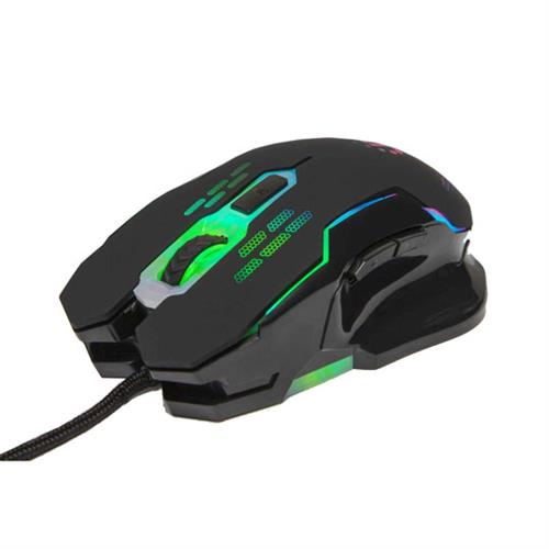 MOUSE GAMING MANHATTAN 179164 CABLE 2 METROS NEGRO CON VERDE-MANHATTAN