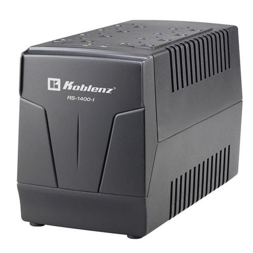 REGULADOR KOBLENZ RS-1400-I CAPACIDAD 1400 VA NUMERO DE CONTACTOS 8 USO MULTIFUNCIONAL-KOBLENZ