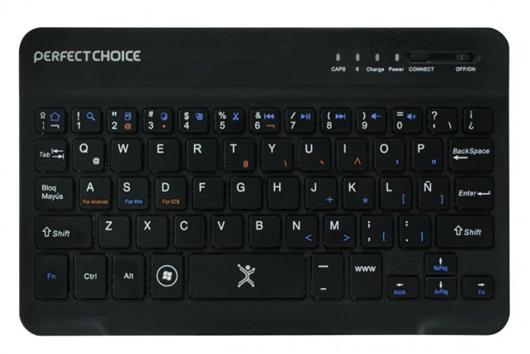 TECLADO MINI PERFECT CHOICE PC-200932 INALAMBRICO CONEXION BLUETOOTH-PERFECT CHOICE