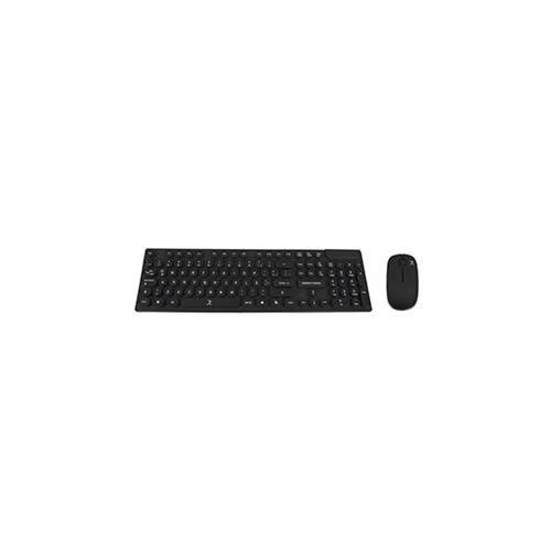 KIT TECLADO Y MOUSE MASTER CHOICE BLACK ROUND KIT INALAMBRICO NEGRO-PERFECT CHOICE