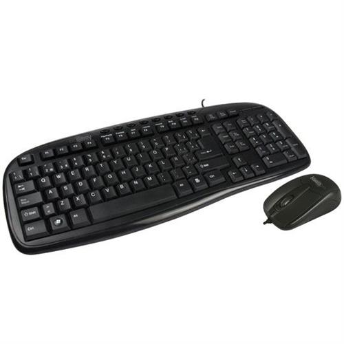 KIT TECLADO Y MOUSE EASY LINE EL-993391 CONEXION ALAMBRICO COLOR NEGRO-EASY LINE