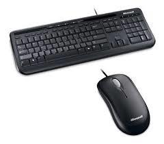 KIT TECLADO Y MOUSE MICROSOFT APB-00004 CONEXION ALAMBRICO COLOR NEGRO-MICROSOFT