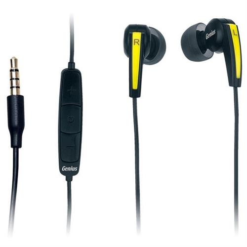 AUDIFONOS GENIUS HD-I220 IN-EAR ALAMBRICOS 3.5 MM COLOR NEGRO-GENIUS