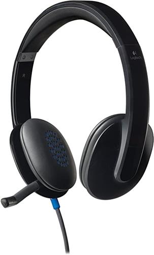 DIADEMA ALAMBRICA LOGITECH 981-000510 CONEXION USB COLOR NEGRA-LOGITECH