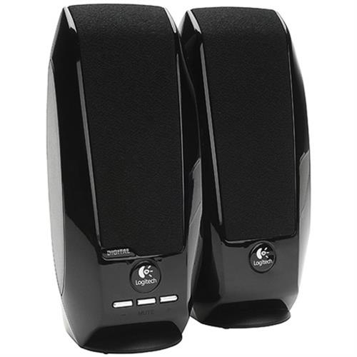 BOCINAS ALAMBRICAS LOGITECH S150 CON CONEXION 3.5 MM COLOR NEGRO-LOGITECH