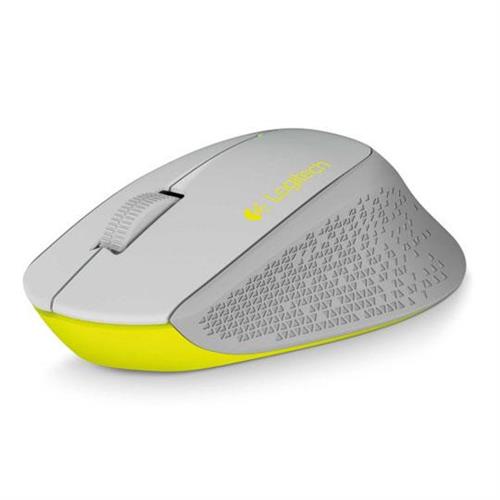 MOUSE LOGITECH M280 INALAMBRICO CONEXION USB COLOR GRIS Y AMARILLO-LOGITECH