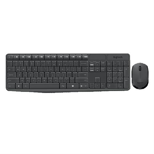 KIT TECLADO Y MOUSE LOGITECH MK235 CONEXION INALAMBRICO COLOR NEGRO-LOGITECH