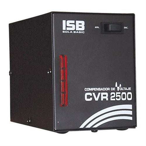 REGULADOR SOLA-BASIC CVR2500 CAPACIDAD 2500 VA CONTACTOS 1 USO PARA EQUIPOS CON MOTOR-SOLA BASIC