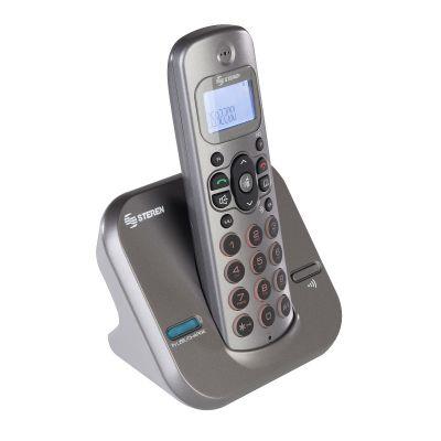 TELEFONO INALAMBRICO STEREN TEL-2414 COLOR PLATA-STEREN