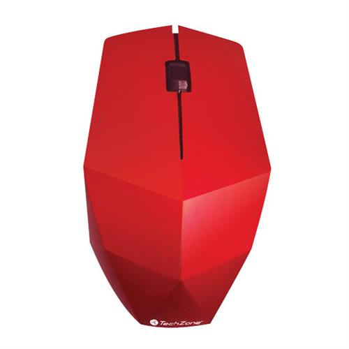 MOUSE TECHZONE TZ19MOU02-INA NANO RECEPTOR ROJO-TECHZONE