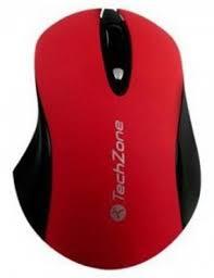 MOUSE INALAMBRICO TECHZONE TZ16MOU02-INA CONEXION BLUETOOTH COLOR ROJO-TECHZONE