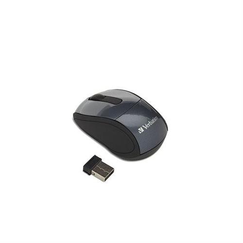 MOUSE MINI INALAMBRICO VERBATIM 97470 CONEXION USB COLOR GRIS-VERBATIM