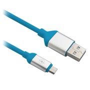 CABLE BROBOTIX 161208A USB TIPO A A MICRO USB AZUL 1.20 METROS-BROBOTIX